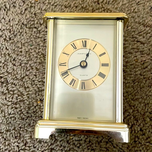Hamilton Other - Vintage Staiger Quartz Clock Made In West Germany gold color
